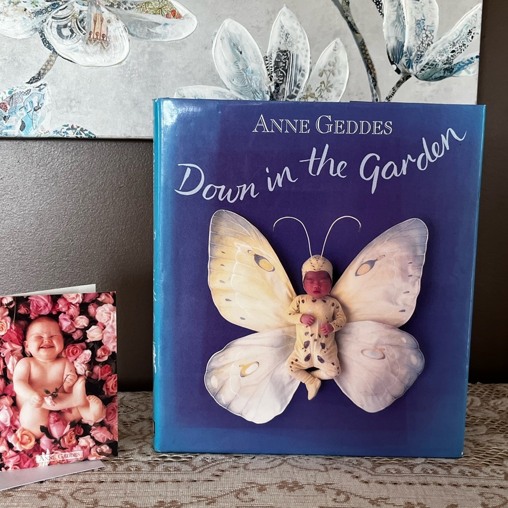 'Down in the Garden' Decorative Book - Blue